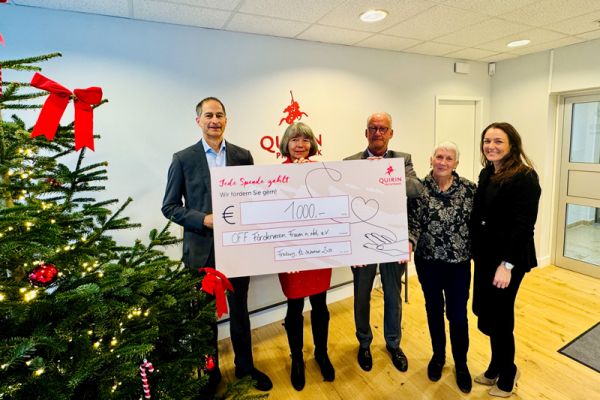 Weihnachtsspende der Quirin Privatbank AG